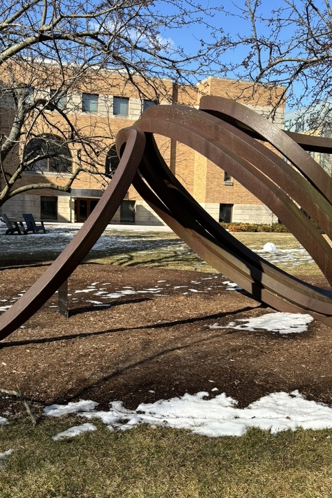 Indeterminate Line, 1994, by Bernar Venet